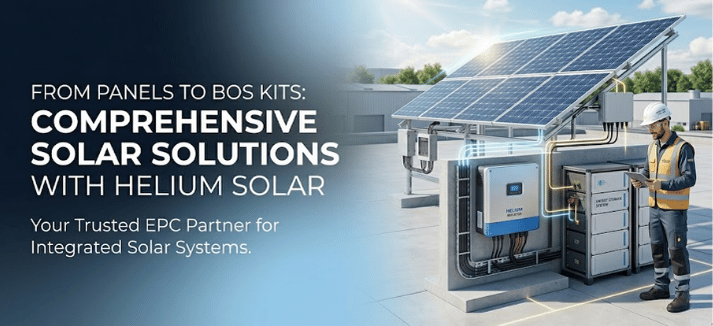 From Panels to BOS Kits: Comprehensive Solar Solutions with Helium Solar