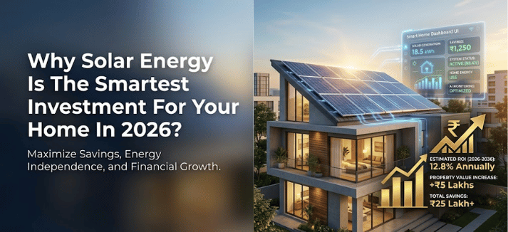 Why Solar Energy is the Smartest Investment for Your Home in 2026 ?