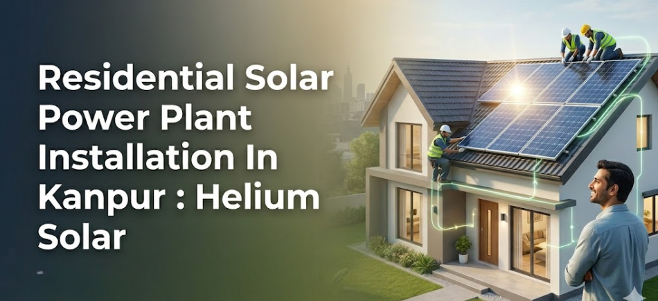 Residential Solar Power Plant Installation In Kanpur :Helium Solar