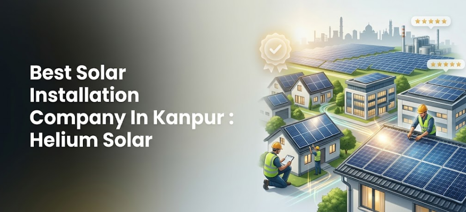 Best Solar installation Company In Kanpur : Helium Solar 