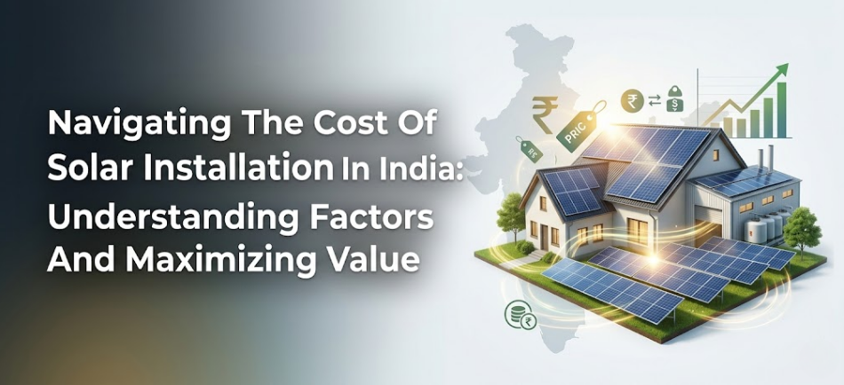 Navigating the Cost of Solar Installation in India: Understanding Factors and Maximizing Value