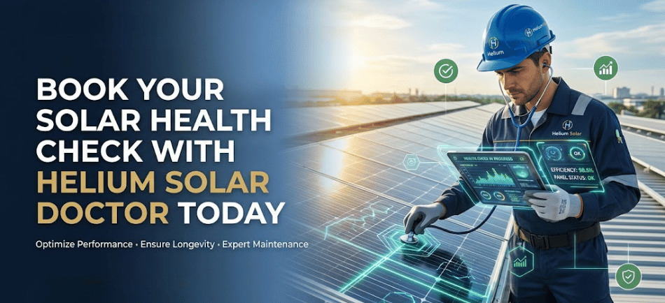 Book Your Solar Health Check with Helium Solar Doctor Today
