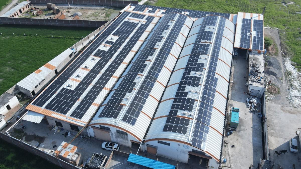 485kWp Solar Plant, Jhunjhunwala polyplast Pvt.Ltd.